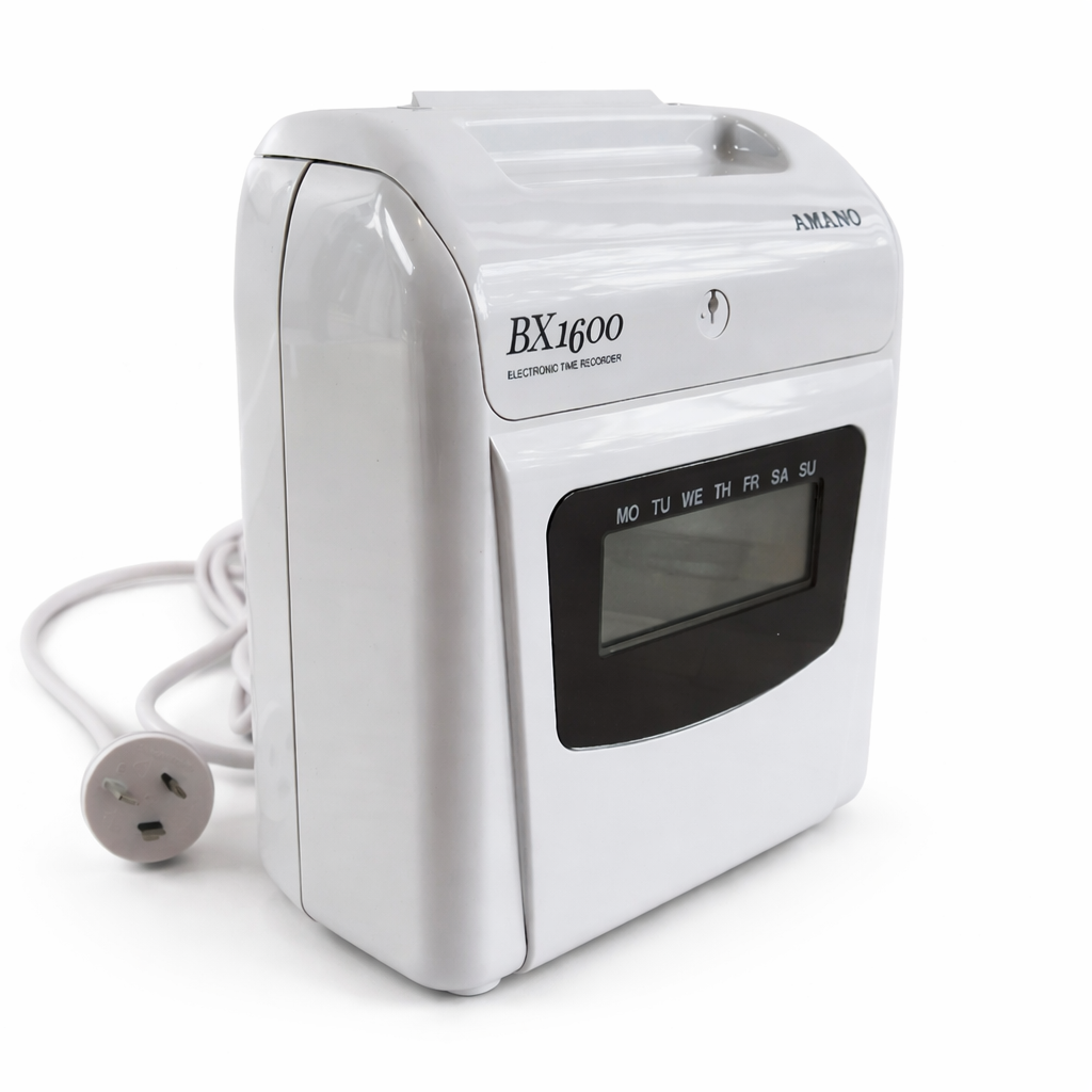 1a. Amano BX1600 - Electronic Time Clock (bundle)