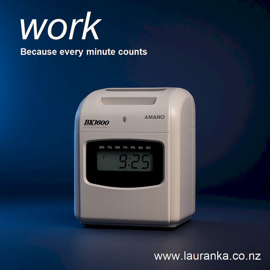 1a. Amano BX1600 - Electronic Time Clock