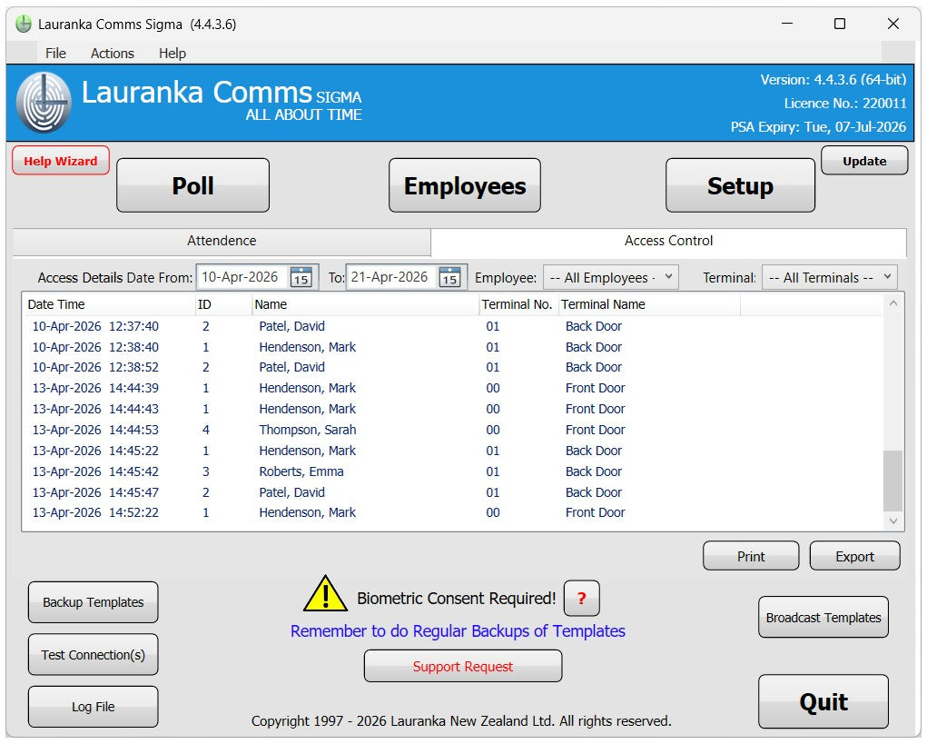 1d. Idemia Reader Management & Door Access Software. Free 90-Day Trial