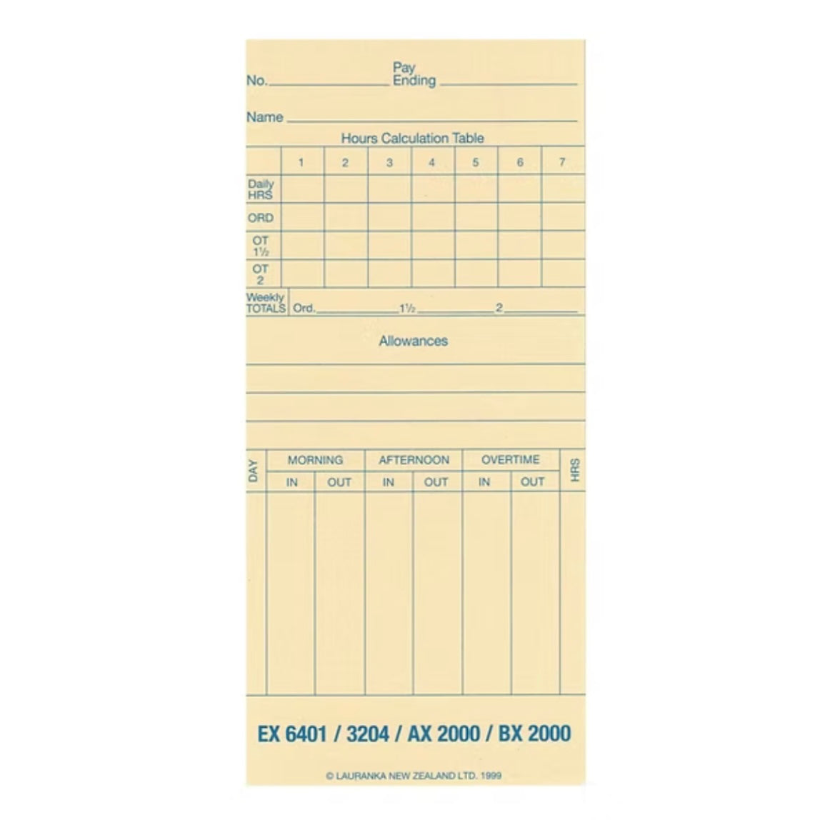 1a. Amano BX1600 - Electronic Time Clock (bundle)