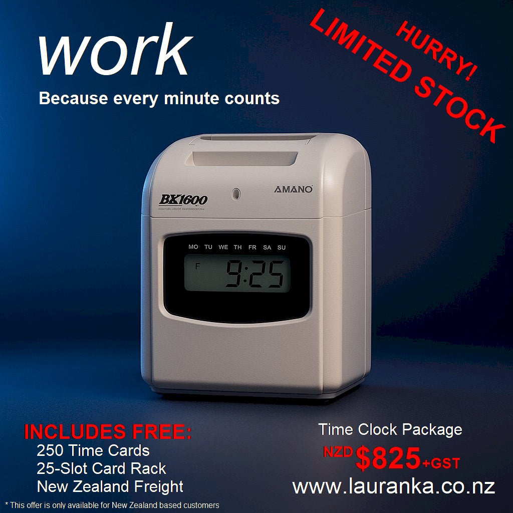1a. Amano BX1600 - Electronic Time Clock (bundle)