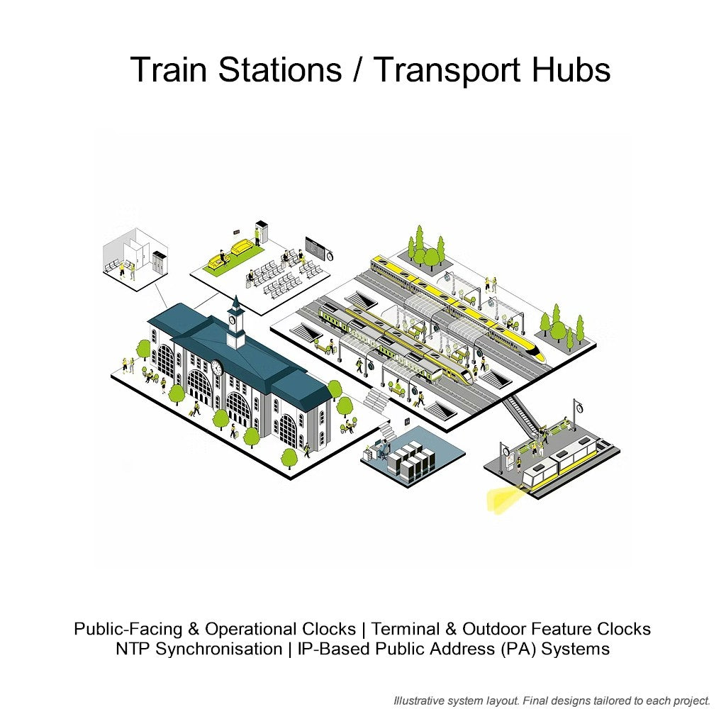 5. Time Display, Public Address & Tower Clock Systems – Specifier's Guides